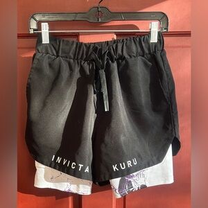 Bundle (2) Invicta Kuru anime shorts: Purple Majesty and Cloud Performance Sz XS
